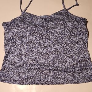 Route 66 Women's Blue Patterned Camisole